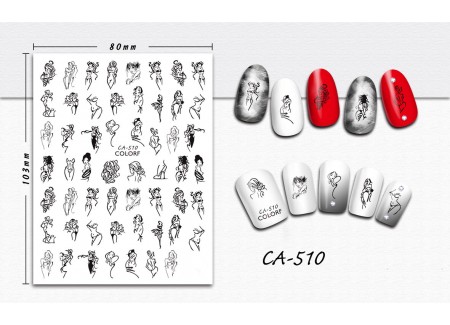 3D Nail Stickers - CA-510